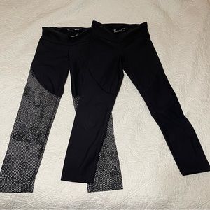 Under Armour Black and Gray Leggings